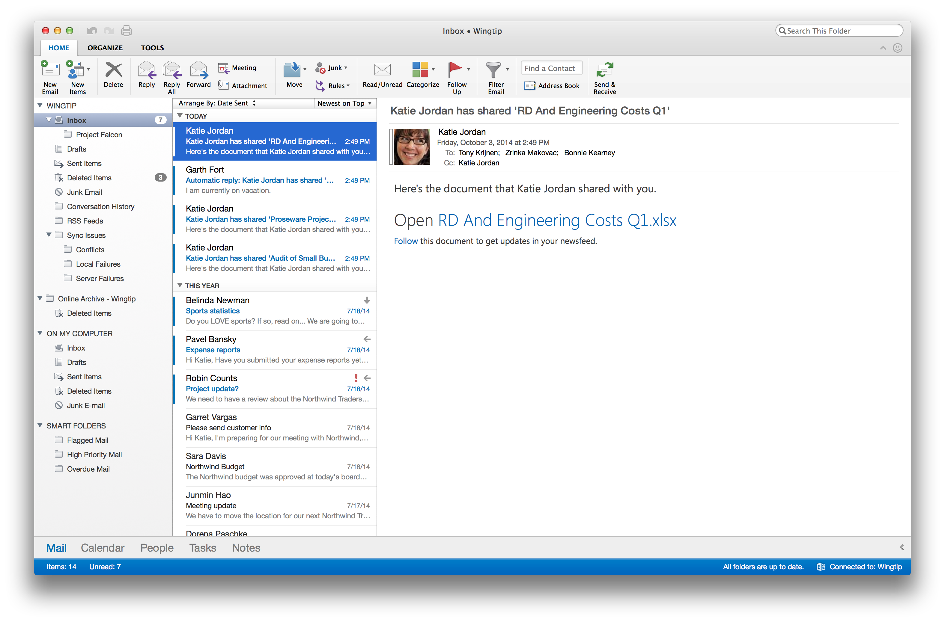 app for syncing outlook with mac